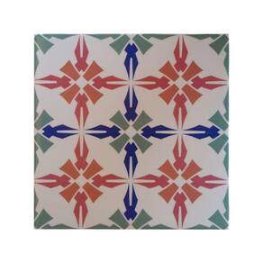 Bandeja Café Da Manhã Ferro Com 2 Azulejos Azulejo G8