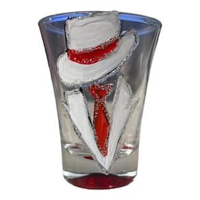 Copo dose de cachaça vidro zé pelintra chapéu 45 ml nadir