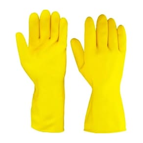 Par de luva latex multiuso sq borracha limpeza tamanho m