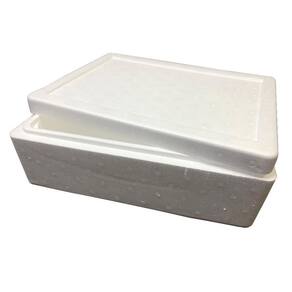 Caixa de isopor para alimento pescado 7kg isoterm 2 unds