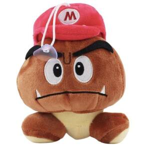 Goomba chapéu mario pelúcia super mario bros 17 cm