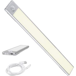 Luminária Led Com Sensor De Movimento Recarregável - 40Cm