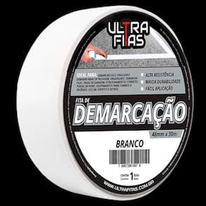 Fita De Demarcação Pvc 30 Metros Sinalização Cores Variedade