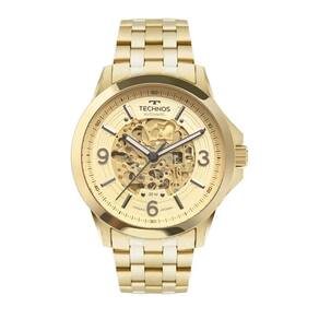 Relógio Masculino Technos Automático Dourado 8N24Ak/1D