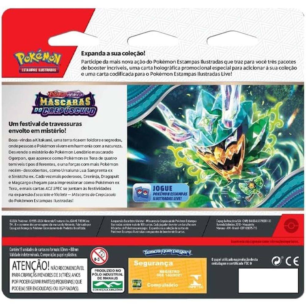 Kit Triple Pack Pokémon Toxel / Pupitar | Casas Bahia