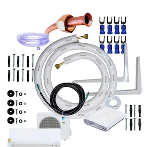 Kit Completo Instalação Para Ar Condicionado Daikin Ecoswing 9000 a 12000 Btus 5 Metros Com Suporte 450mm