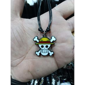 Colar one piece caveira - festa infantil