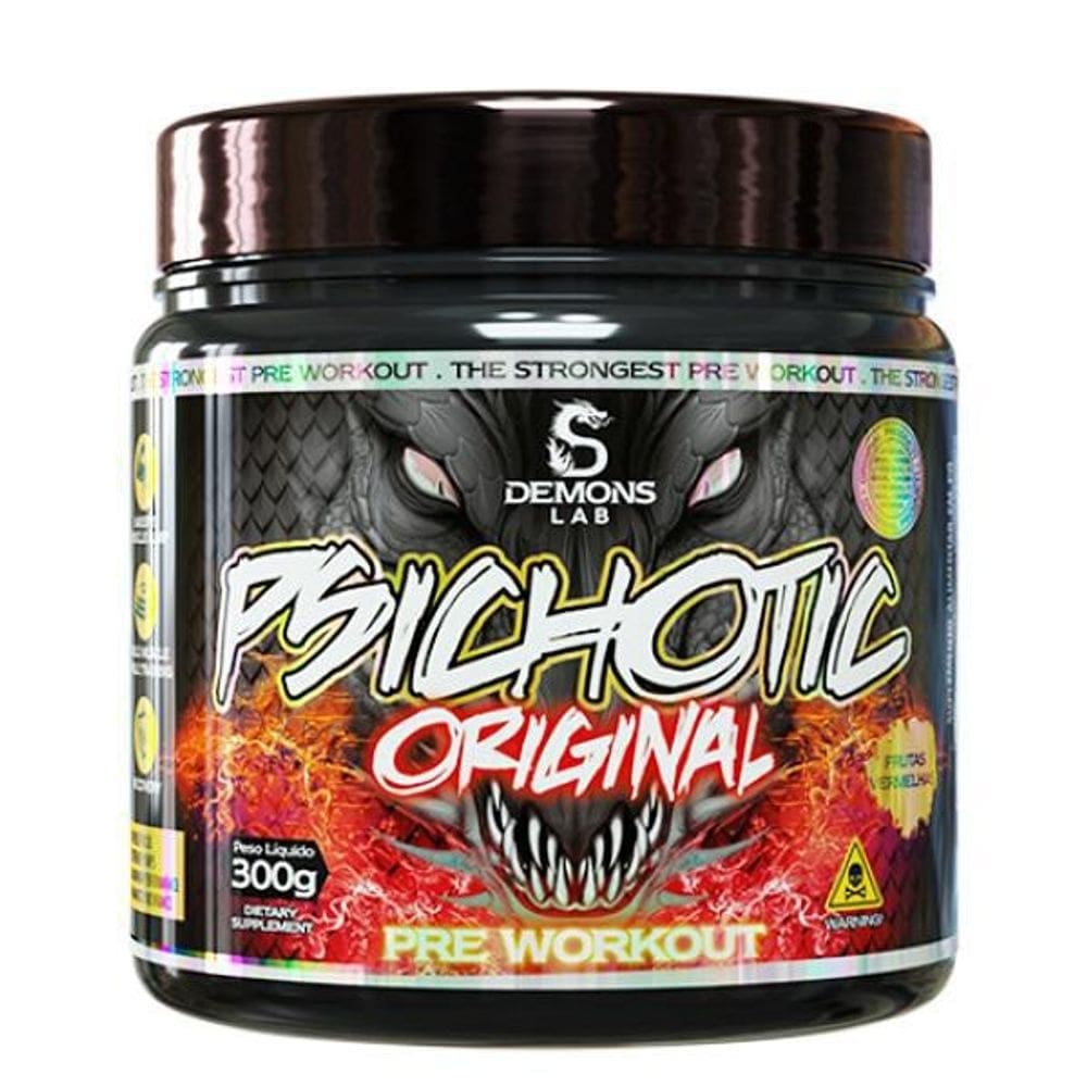 Pre treino psichotic fruit p 300g demons lab
