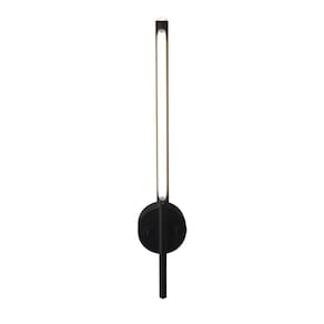Arandela Line Preta 46cm Led 8W 3000K Bivolt