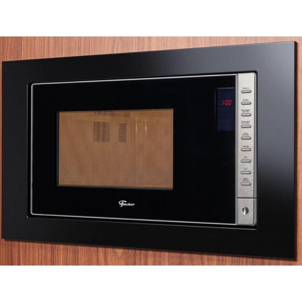 Micro-ondas Fischer Fit Line Embutir 25 Litros Preto 220V