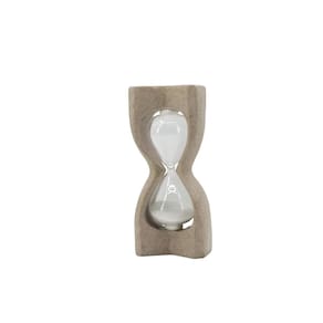 Ampulheta Decorativa Vidro e Resina 22,5cm SS0306 BTC