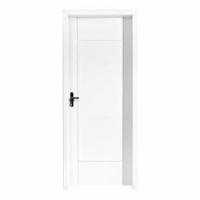 Kit Porta Pronta Maciça 214x87cm Eucalipto Direita Pm95 Clean Cruzeiro Portas Branco