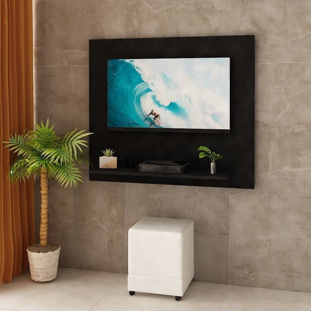 Painel Suspenso Para TV Até 32 Polegadas 90x78cm Preto