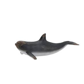 Escultura Decorativa Golfinho em Resina 36cm SS0300 BTC