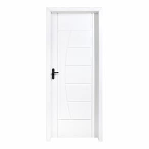 Kit Porta Pronta Maciça 214x87cm Eucalipto Direita Pm78 Solar Cruzeiro Portas Branco