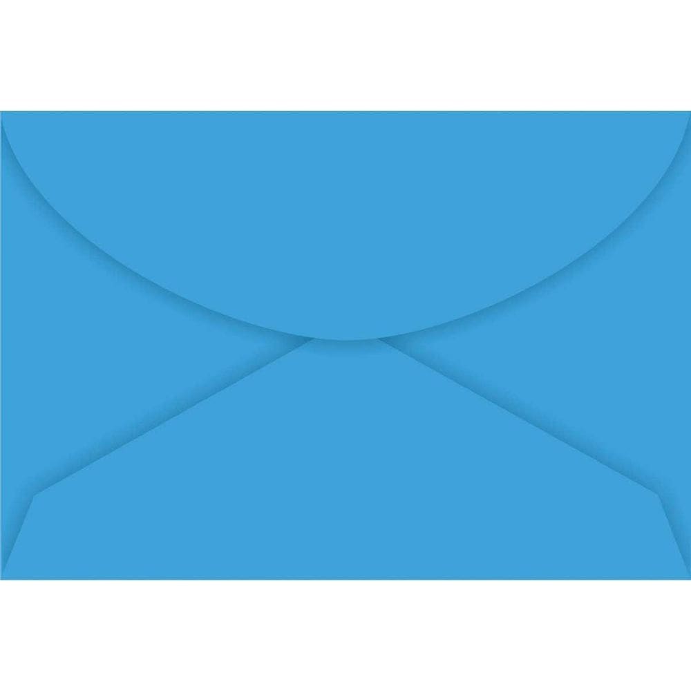 Envelope visita colorido azul royal color plus 80g.