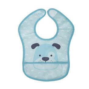 Babador com bolso pega migalha infantil cachorro menino buba