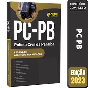 Apostila concurso pc pb - escrivão e agente de investigação
