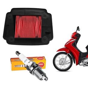 Filtro de ar vela ngk cpr6ea-9 biz 110i 125 de 2011 ate 2021