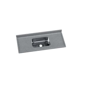 Pia para Cozinha em Mármore Sintético com Cuba em Aço Inox 140cmx55cm Cinza