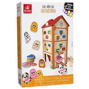 Cai, não cai - fazendinha brinquedo infantil educativo
