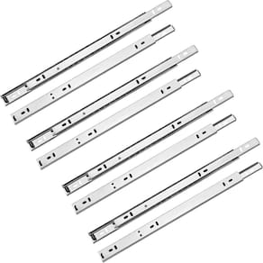 Kit 8 corrediça gaveta trilho telescópico 40cm 4 pares 15kg