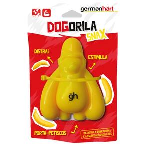 Brinquedo Recheável DOGorila Snax Germanhart Mordedor Porta Petiscos Para Cães