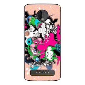 Capa Adesivo Skin104 Verso Para Motorola Moto Z4 (2019)