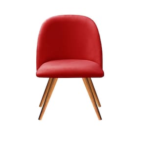 Poltrona Decorativa Gaia para Sala, Quarto, Recepção Vermelho