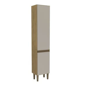 Armário Paneleiro 40cm com 2 Portas 2417 Mel/Arenas