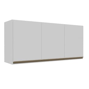 Armário Aéreo 120cm com 3 Portas 2406 Branco