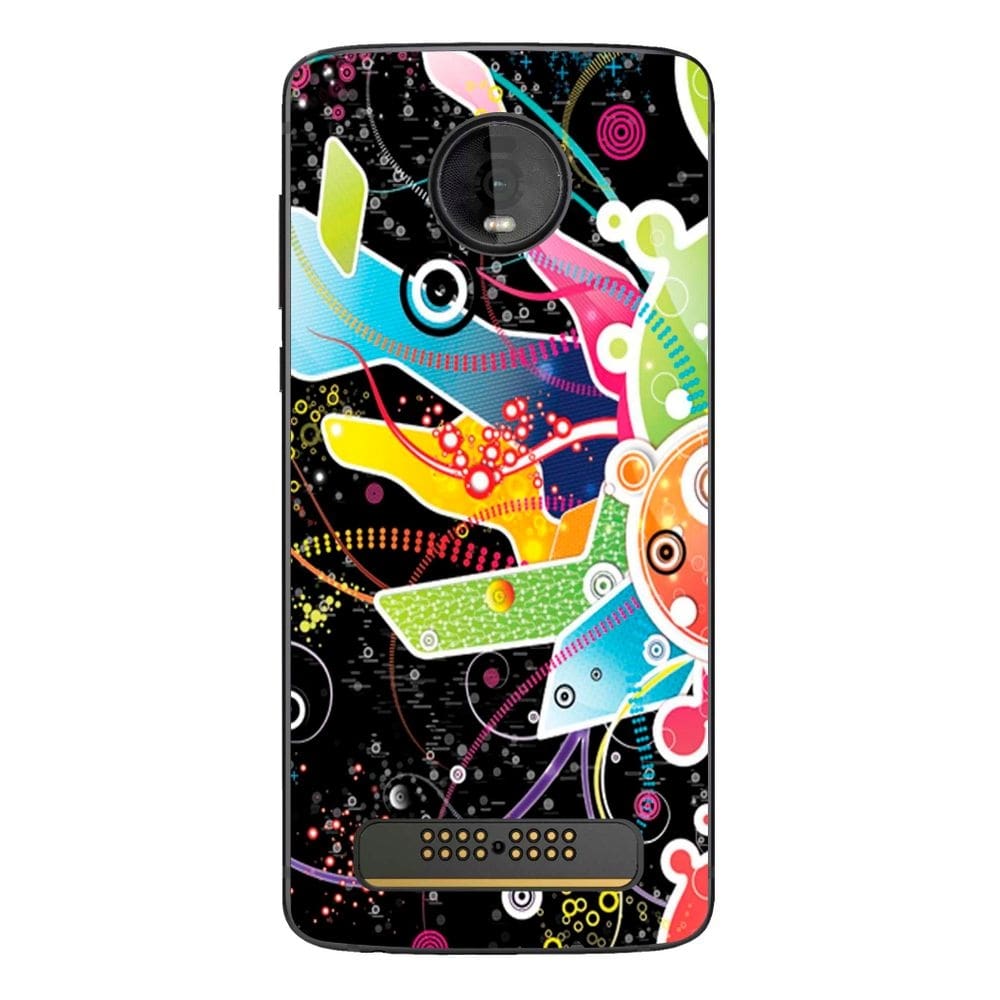 Capa Adesivo Skin058 Verso Para Motorola Moto Z4 (2019)
