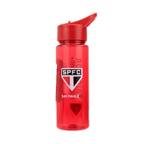 Garrafa plástico canudo 700ml - são paulo