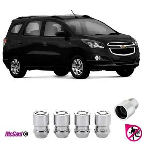 Kit porca antifurto roda chevrolet spin 2013 a 2023
