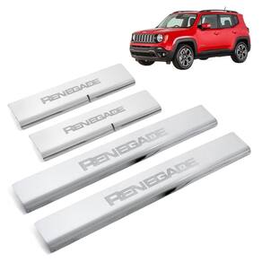 Soleira aço inox 4 portas brasikar renegade 16-22