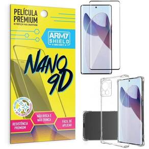 Capinha antishock + película 9d edge 30 fusion - armyshield