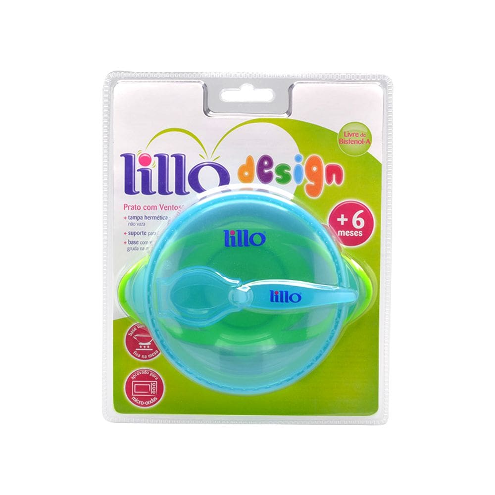 Prato com ventosa lillo