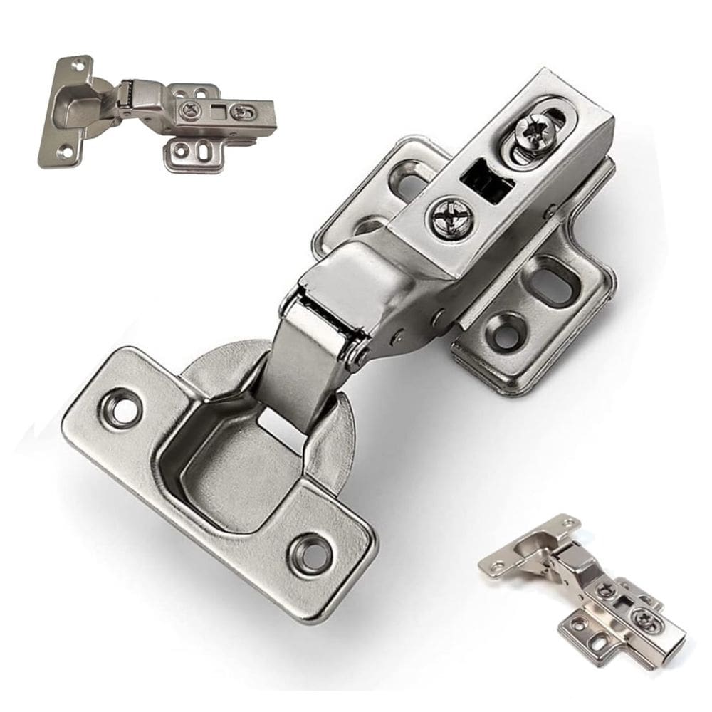 Dobradiça Hardt Com Amortecedor Curva Calço Fixo 6 Unidades