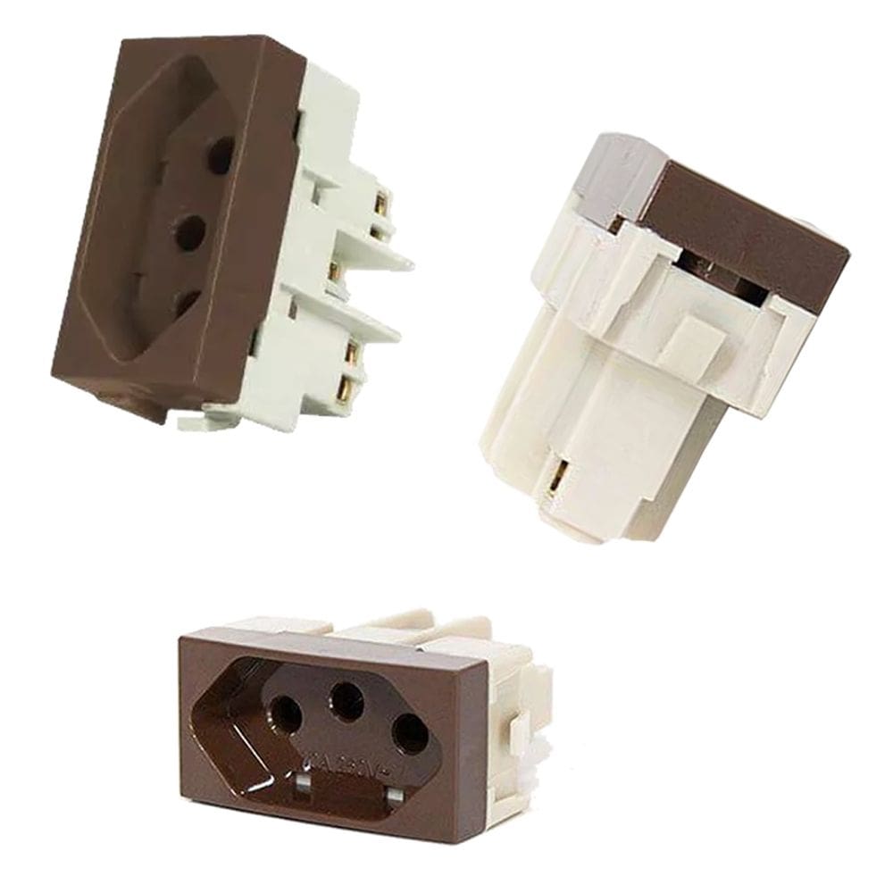 Modulo Tomada 2P+T 20A 250V Qm50037 Qtmov