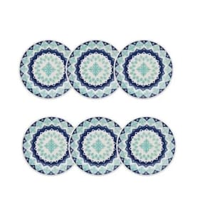 Kit 6 pratos de sobremesa 19cm oxford donna lola pracasa