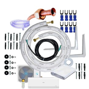 Kit Completo Para Instalação Ar Condicionado Elgin Eco Inverter II 9000 a 18000 Btus 1/4 3/8 2,5 Metros Com Suporte 450