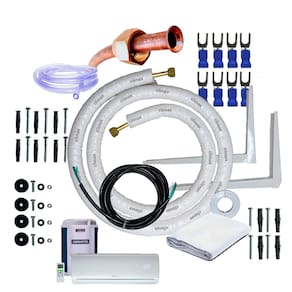 kit para instalação de ar condicionado Liv Top Agratto R-32 9000 a 18000 Btus completo 5 metros com suporte de 450mm
