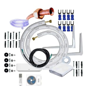 Kit Completo Para Instalação De Ar Condicionado EOS Master Comfort 12000 Btus 1/4 x 1/2 2 Metros  Com Suporte 450mm