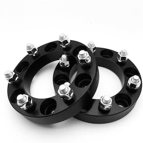 Par de Espaçador de Roda 6x139.7 35mm Cor Preta 12mmx1.5" CB: 108mm p/ Troller / L200 Triton / Bandeirante / Hilux