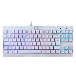 Teclado Mecânico Gamer Redragon Dark Avenger White Lunar