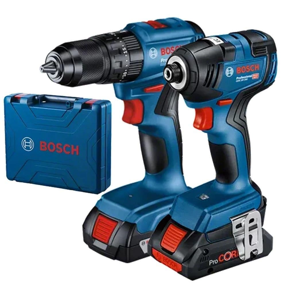 Kit Combo Parafusadeira GSB 185-LI e Chave de Impacto GDR 18V BOSCH