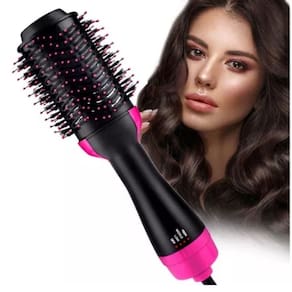 Escova Alisadora Modeladora Profissional 3 Em 1 110V