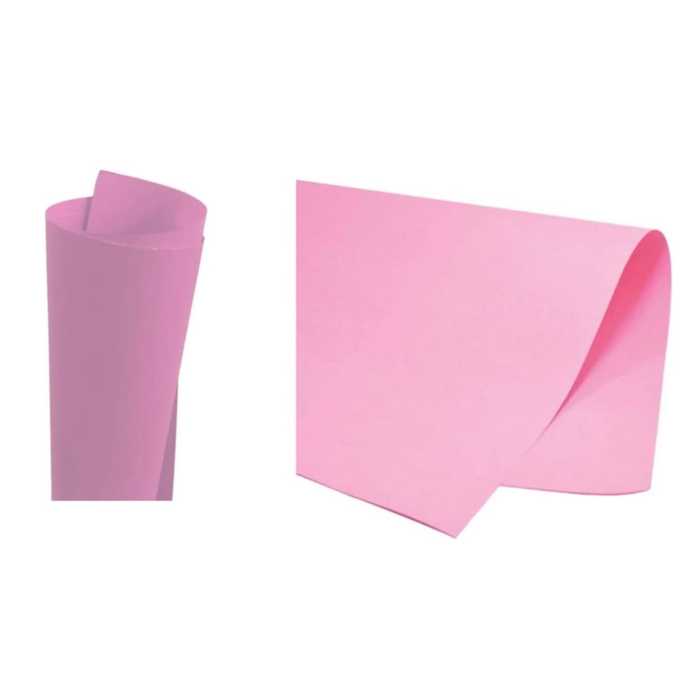 Pacote de Papel Color Set 48x66cm Rosa Claro c/ 20 - Ridet