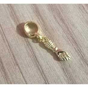 Berloque Pingente Figa Folheado Ouro 18K Lindissimo