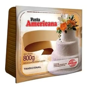 Kit 5 Pasta Americana Tradicional Branca Arcolor 800gr